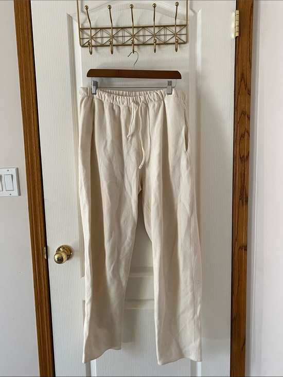 KOTN Pants - KOTN organic Cream Drawstring loungewear